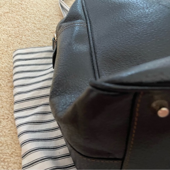 Anya Hindmarch black leather satchel Excellent shape - Picture 12 of 16